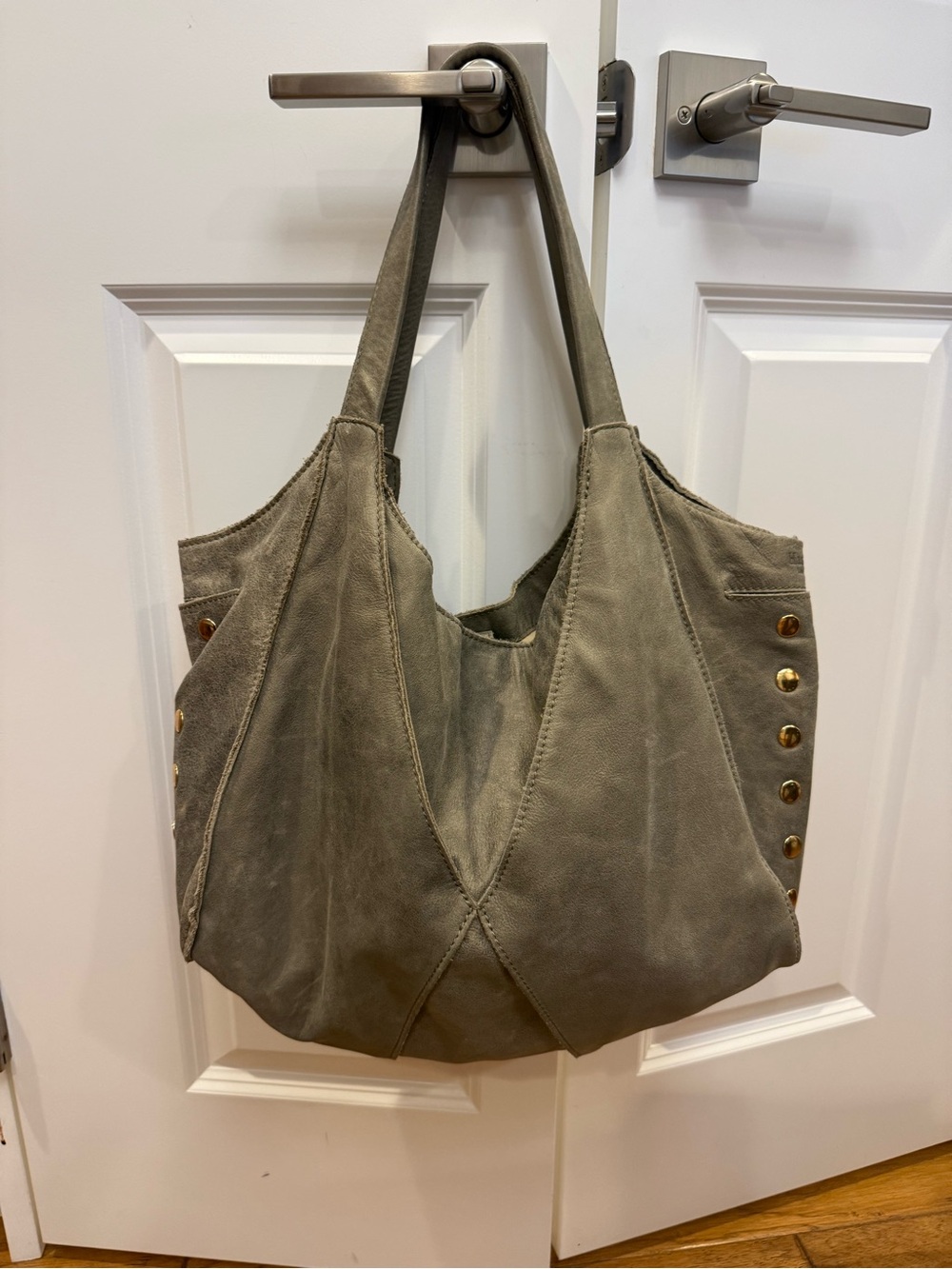 Hammitt Fets Pewter Shoulder Bag